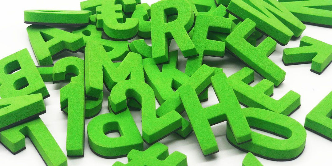 POSSIAMO PRESENTARE: LETTERE MAGNETICHE GENIUS GREEN