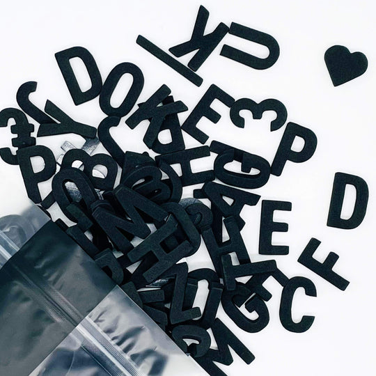 Moderne Magnetbuchstaben