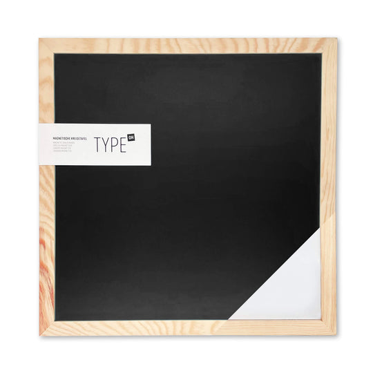 Magnettafel mit Holzrahmen (40x40cm)