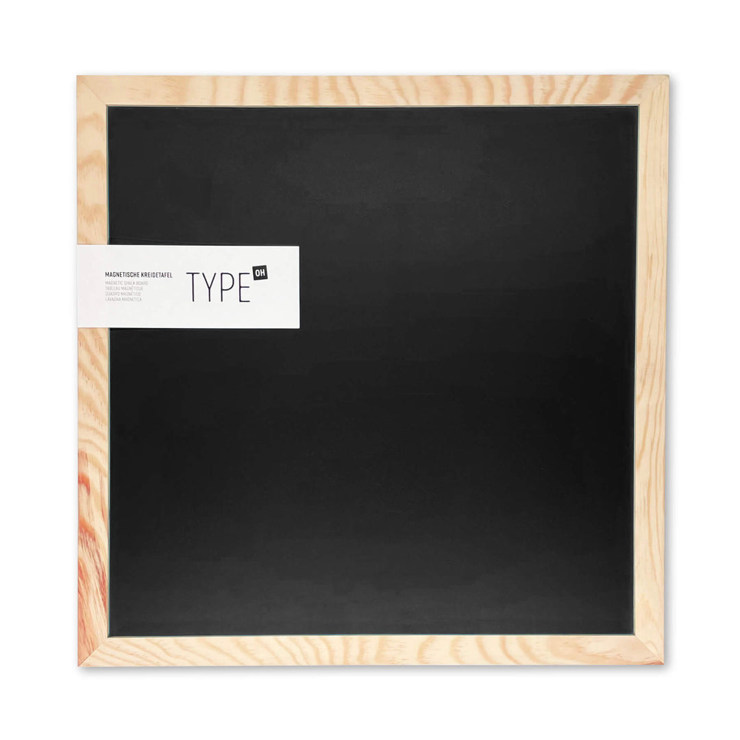 Magnettafel mit Holzrahmen (40x40cm)