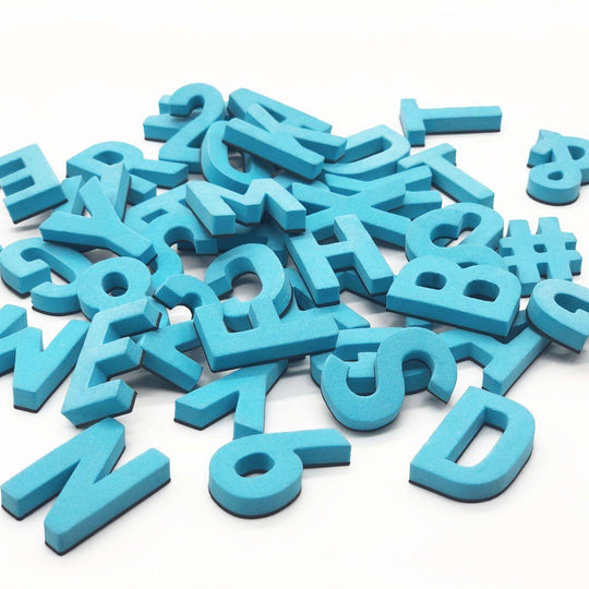 Moderne Magnetbuchstaben -Bali Blau - TYPE OH