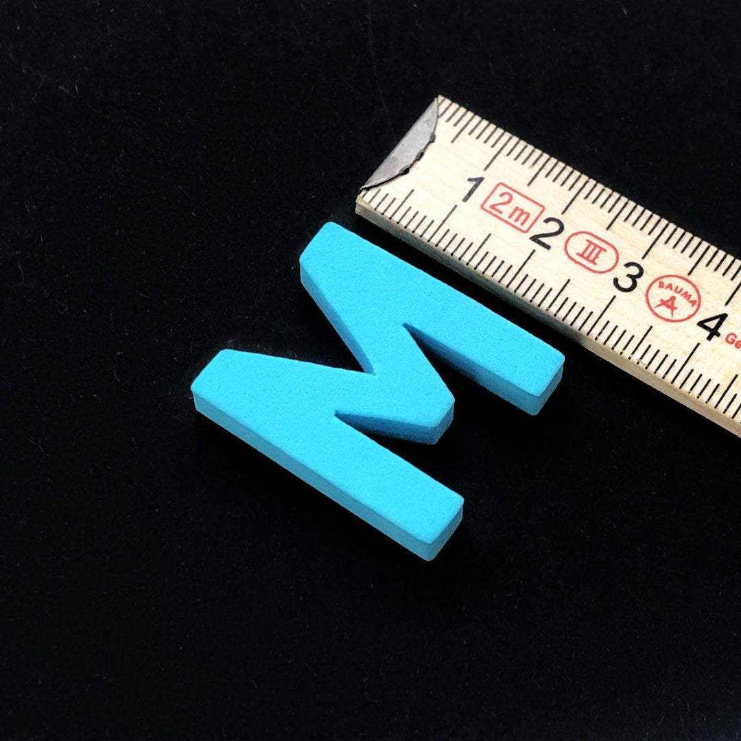 Moderne Magnetbuchstaben -Bali Blau - TYPE OH