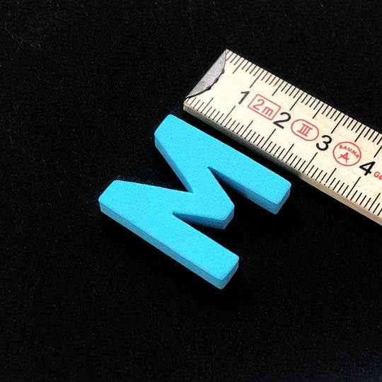 Moderne Magnetbuchstaben -Bali Blau - TYPE OH