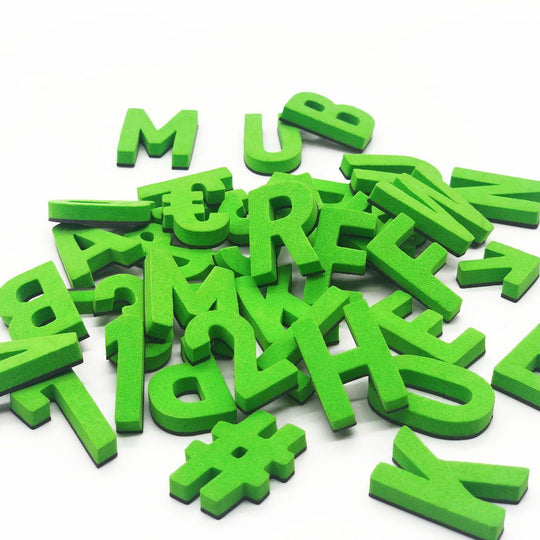 Moderne Magnetbuchstaben -Genie Grün - TYPE OH