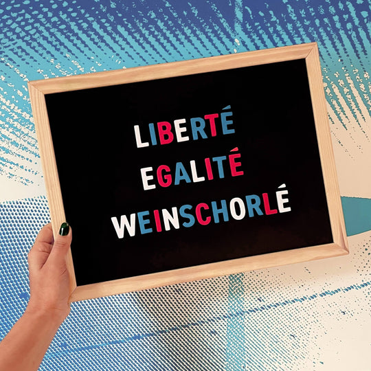 Moderne Magnetbuchstaben