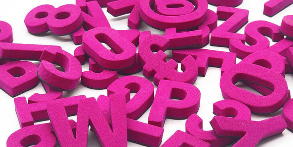 MAY WE PRESENT: MAGNETIC LETTERS PARTY PINK