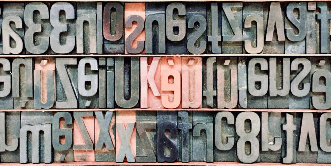 Magnetic letters made of wood or foam rubber