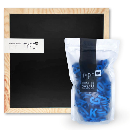 Geschenkset Magnetische Buchstaben &amp; Magnettafel