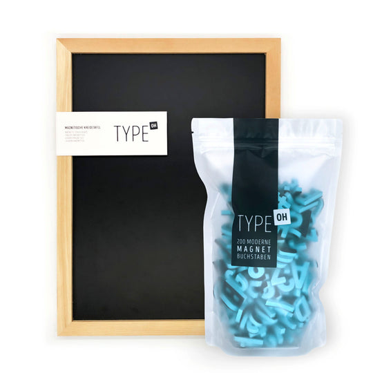 Gift set magnetic board & magnetic letters