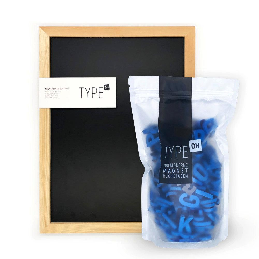 Gift set magnetic board & magnetic letters