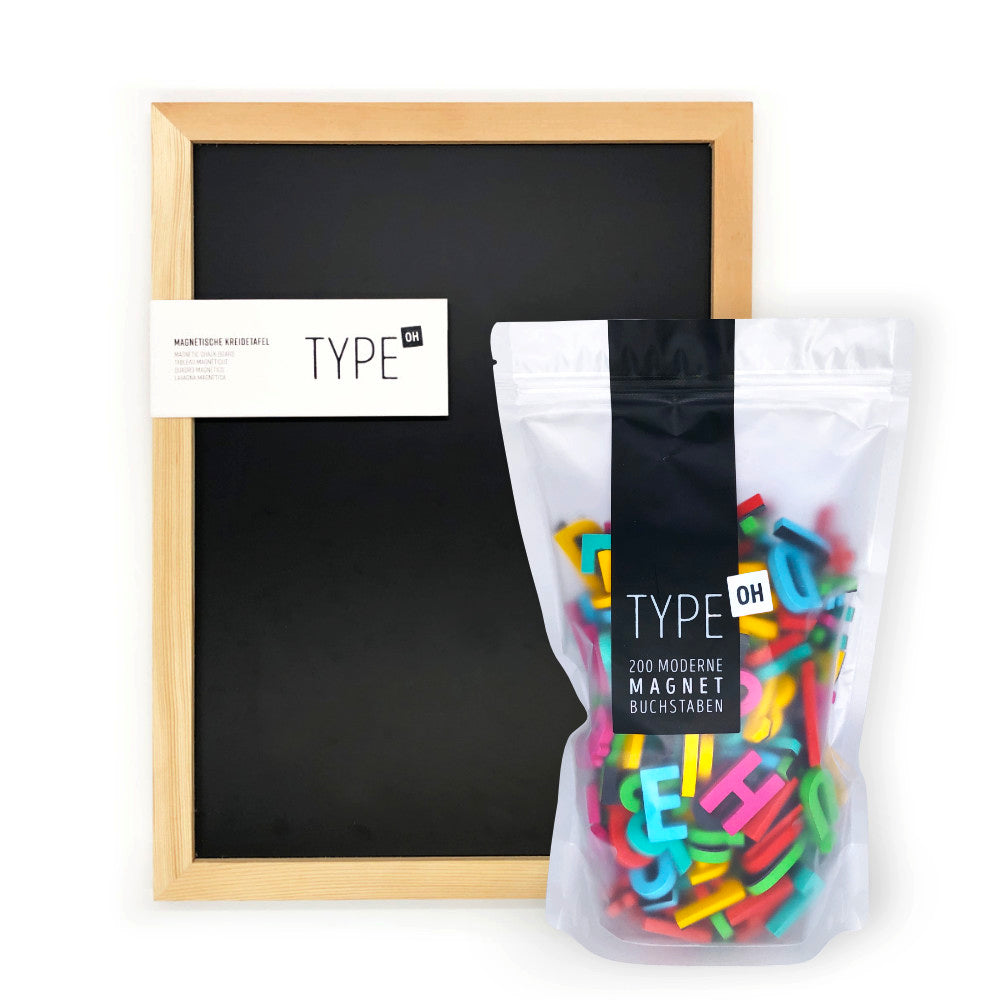 Gift set magnetic board & magnetic letters