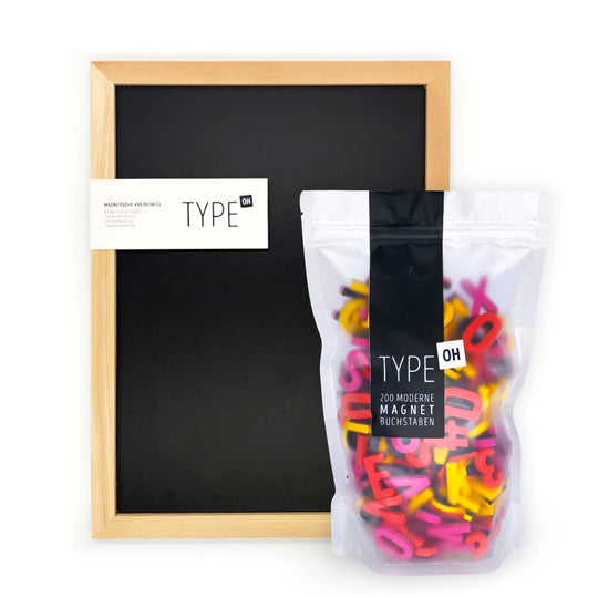 Gift set magnetic board & magnetic letters