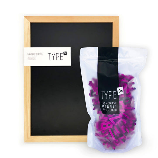 Gift set magnetic board & magnetic letters