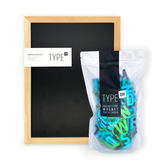 Gift set magnetic board & magnetic letters