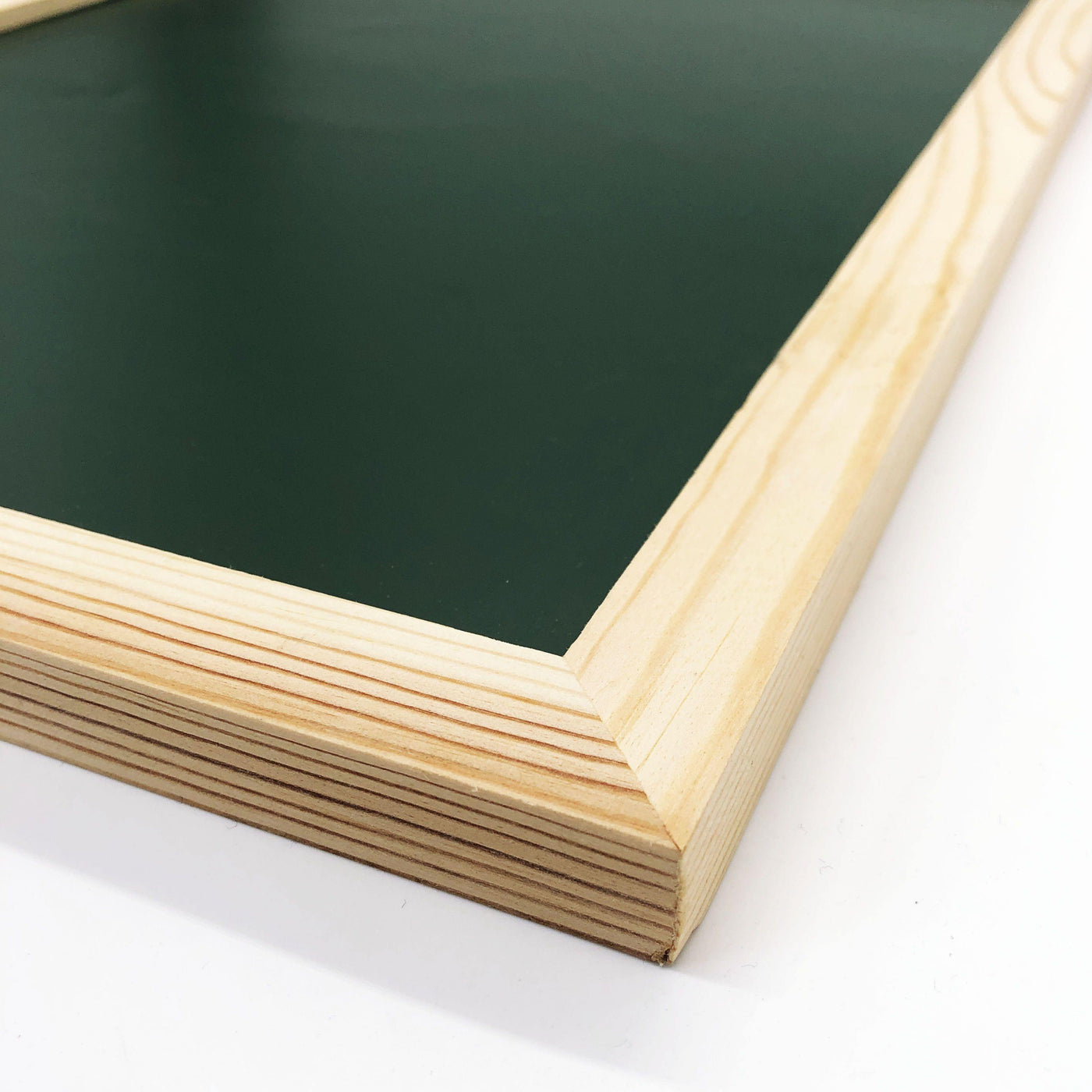 Magnetische Kreidetafel mit Holzrahmen (30x40cm) -Grün-Weiß - TYPE OH