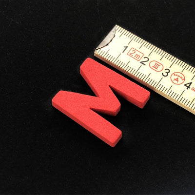 Moderne Magnetbuchstaben -Raketen Rot - TYPE OH
