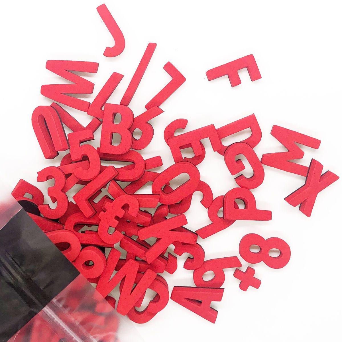 Moderne Magnetbuchstaben -Raketen Rot - TYPE OH